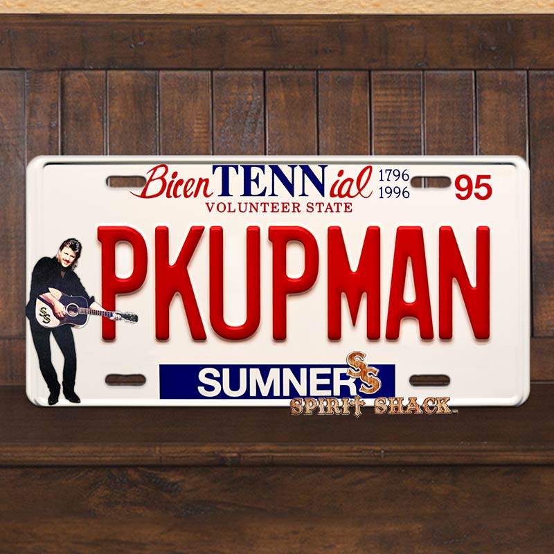 Joe Diffie (Tribute) PKUPMAN License Plate Spirit Shack Oklahoma